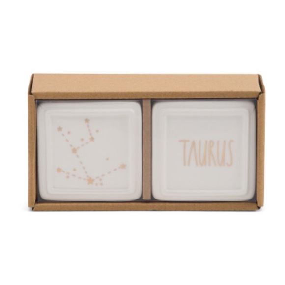 Rae Dunn Taurus ♉️ Trinket Box Set